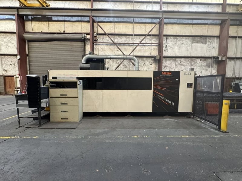 Mazak #Optiplex-4020-Fiber-II, CNC Fiber Laser, 6000 watt, 160.43" X, 81.1" Y, 4.33" Z, 6.5' x 13' table