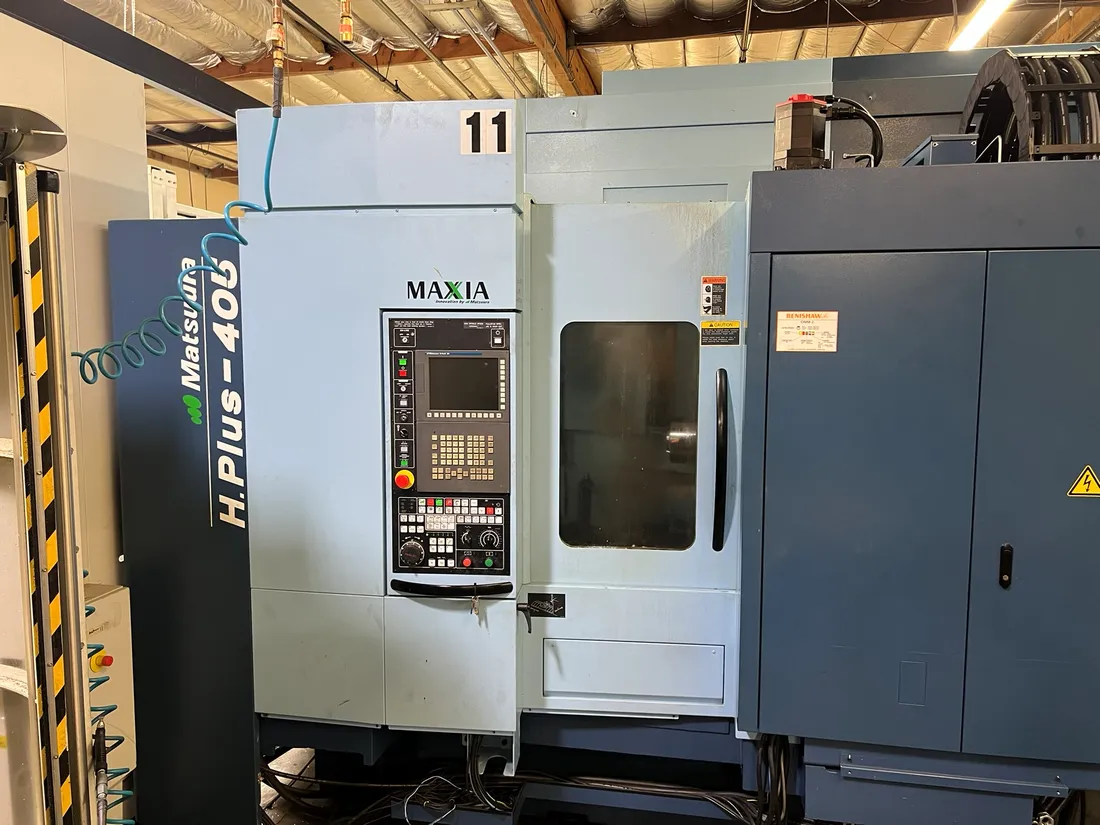 Matsuura #H.Plus-405, 4-Axis CNC Horizontal Machining Center, 25.9" X, 29" Y, 25.9" Z, 19.68" x 19.68"