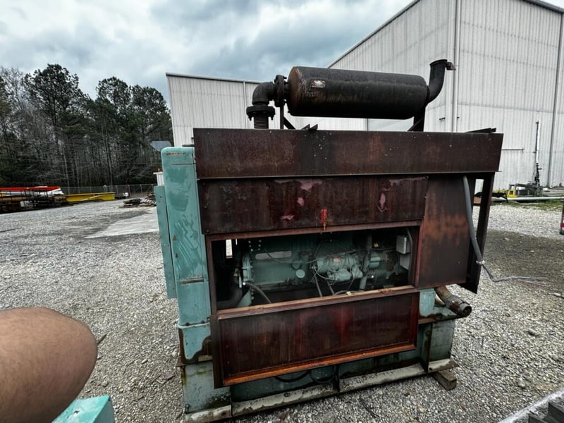 75 KW Cummins #75.0DYC.15R/11275K, diesel generator set, weatherproof enclosure, 277/480 Volts, 640.5 hours
