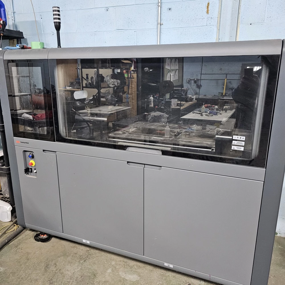 Desktop Metal #SHP-PP009, 3D Printer, 2 sintering furnaces, curing oven, air compressor, de-powdering