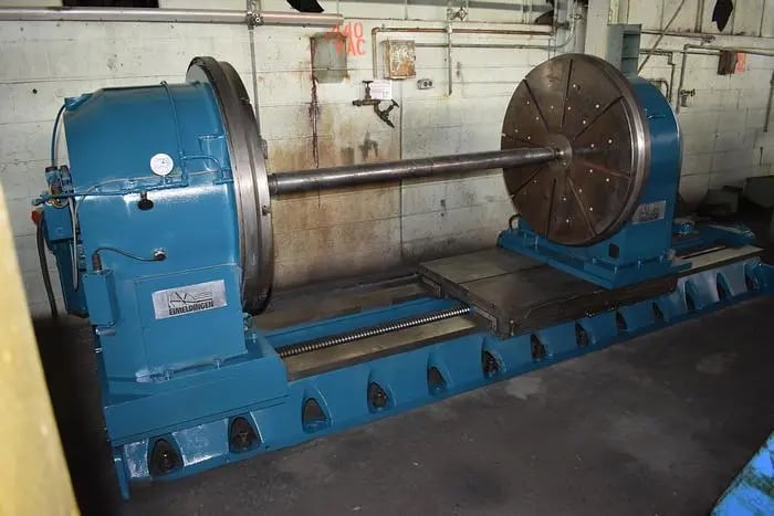 Eimeldingen #5-1010, Vertical Rotary Tables, 39.5" Diameter, w/ Tailstock & Master Slide (2 available)