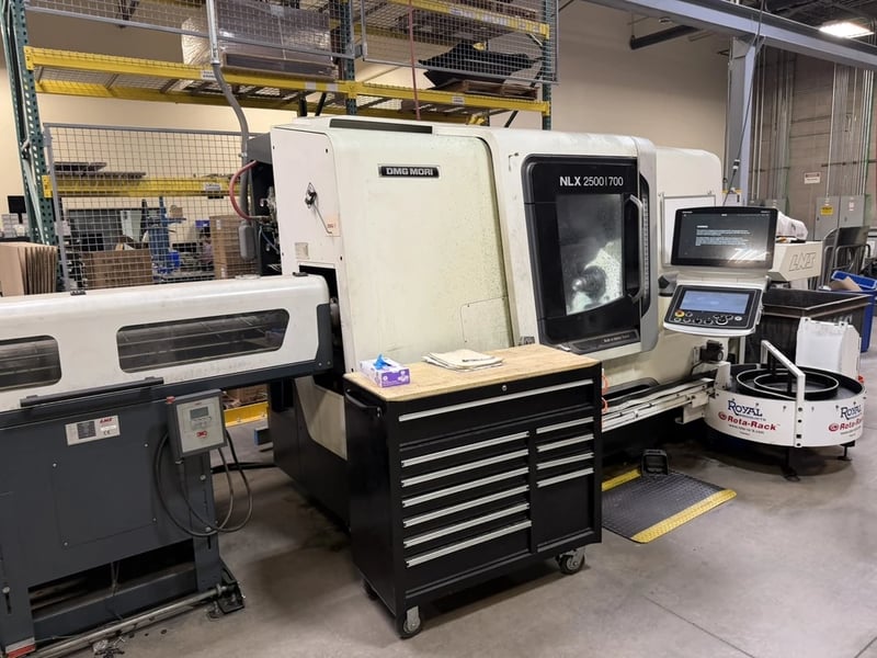 DMG Mori #NLX-2500SY/700, CNC lathe, 36.2" swing, 3" bar, 10" chuck, 27.5" centers, 12 station turret, live