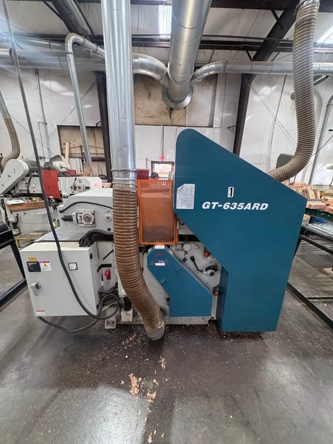 25" x 8" Cantek #GT-635-ARD, Top And Bottom Planer, 5400 RPM, 26-80 FPM, 4" diameter head