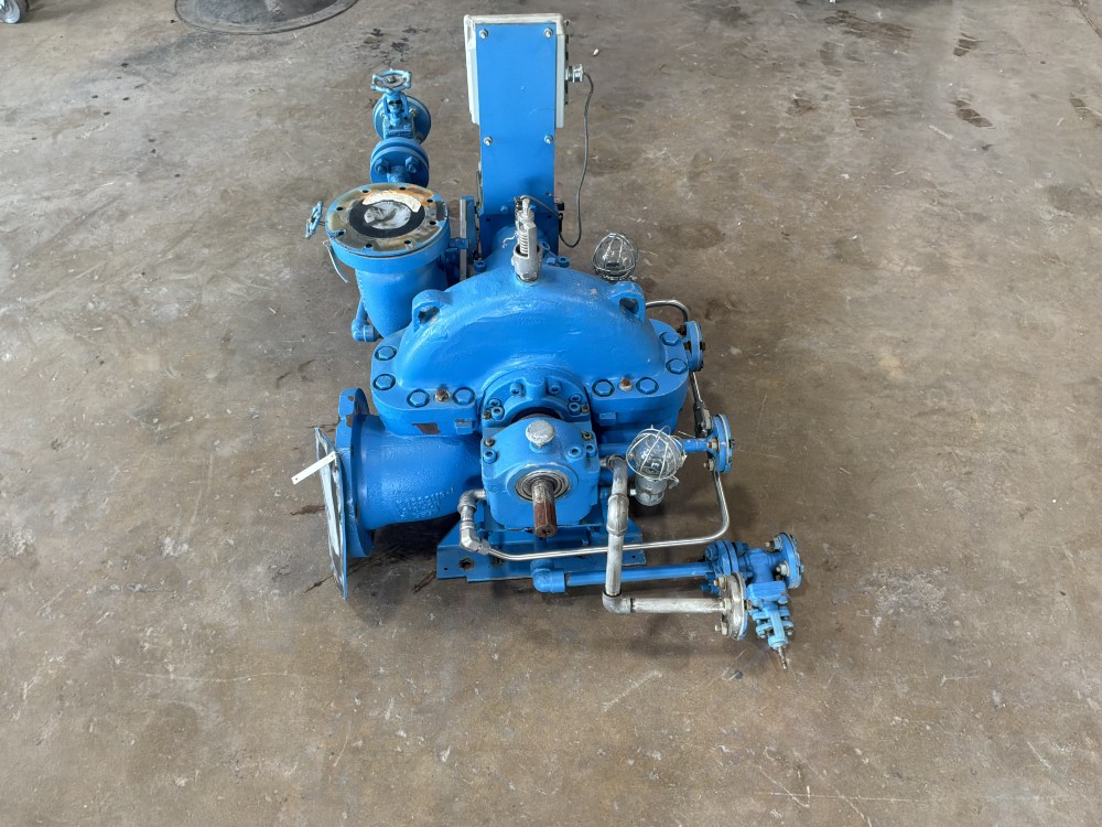 Elliott #PYRT-III, steam turbine, 265 psig, 35 HP, 750°F, 42 psig exh press, CW rotation, recond.