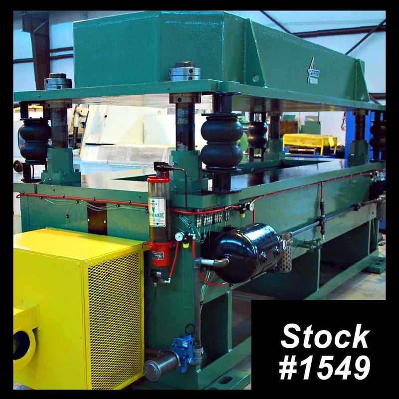 80 Ton, ASC, 4-post flying cut-off press, 2 stroke, #1549