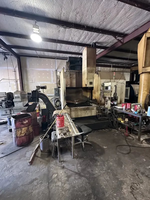 53.1" Youji #YV-1200ATC, CNC vertical turret lathe, 63" swing, 49.2" table, 47.2" turning height, 36.8" X