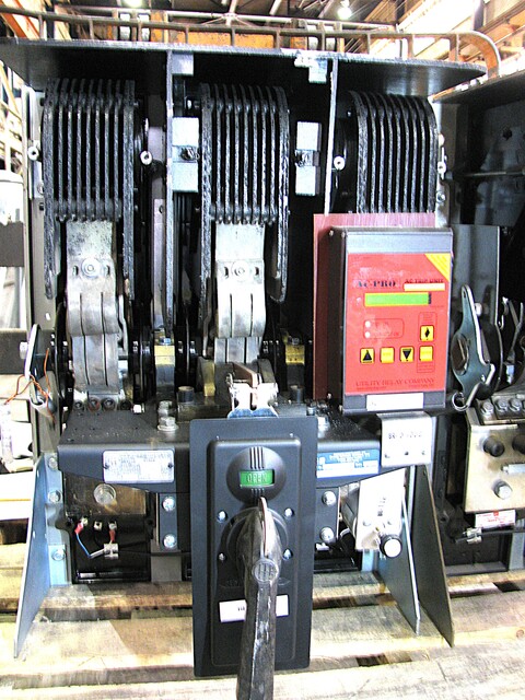 1200 Amps, ITE #KC, air circuit breaker, AC Pro trip, Rebuilt