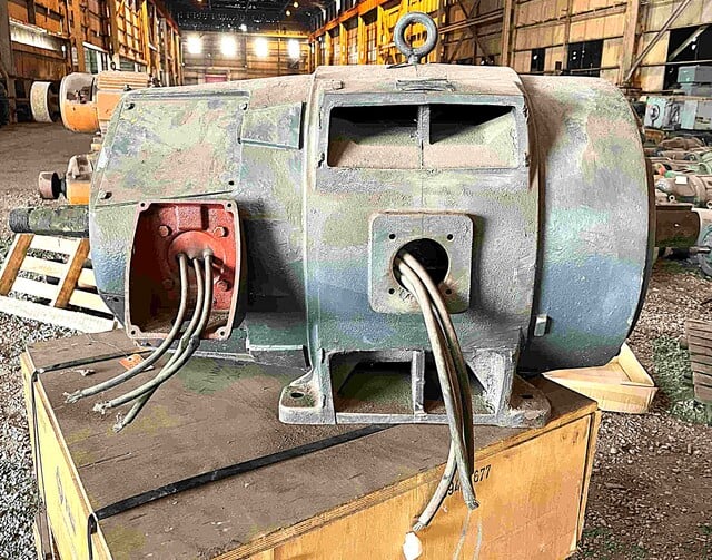 60 HP 1160 RPM Westinghouse, Frame 405TX, DP, 460/475 Volts