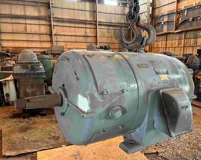 60 HP 1160 RPM Louis Allis, Frame CIHK405X, DP, 300 Volts