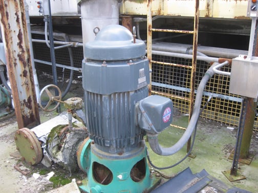 40 HP 1775 RPM U.S. Motors, Frame 324TP, TEFC, VHS, vertical hollow shaft, vertical hollow shaft, 230/460