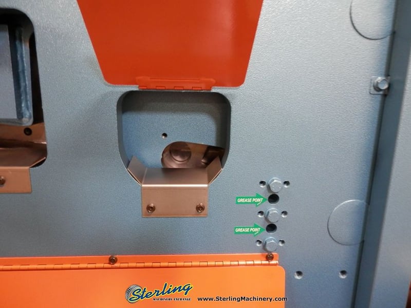 6" x 6" x 1/2" Scotchman FI851020M, 85 ton ironworker, adjustable