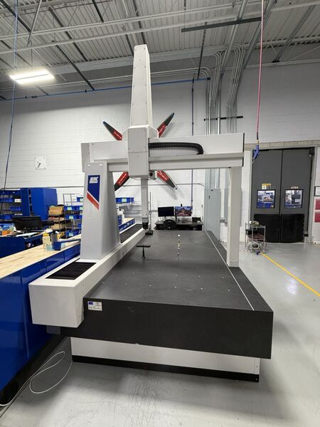 LK #G90C, coordinate measuring machine, 31.49" X, 27.55" Y, 23.22" Z, Renishaw PH20 5-Axis probe w/ scanning
