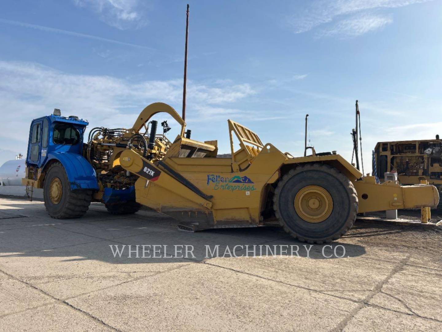 Caterpillar 621K, Wheel Tractor Scraper, 6927 hours, S/N: WTA00139, 2019