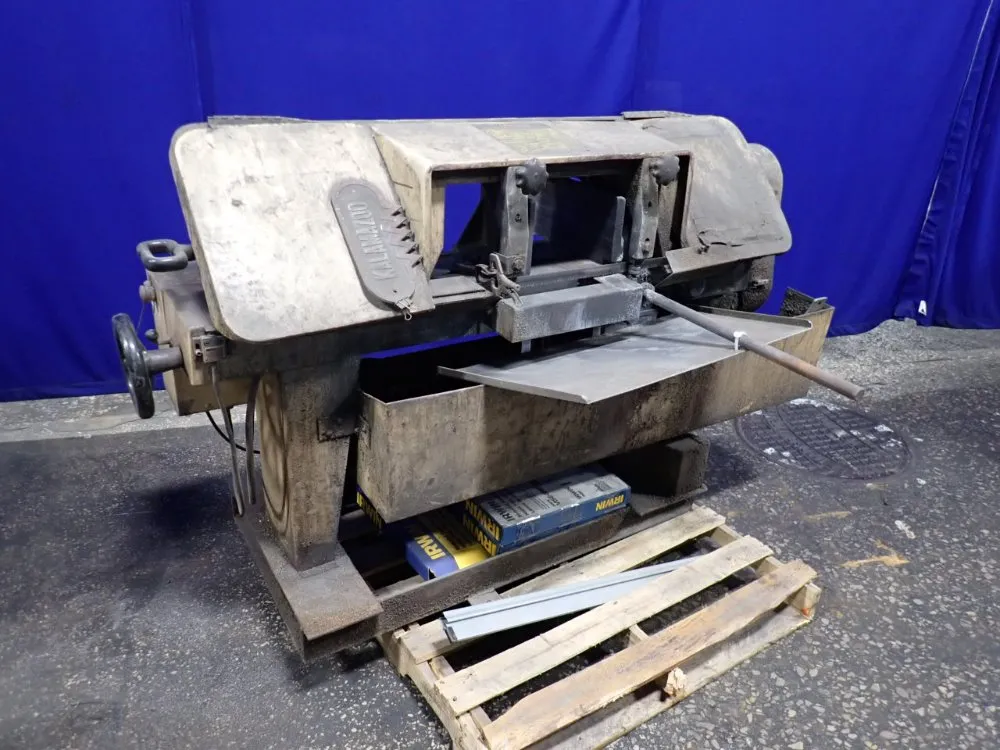16" x 9" Kalamazoo #H9AW, Horizontal Band Saw, 2 HP, 1740 RPM, 1" Blade, 230/460 V., 3 Ph.