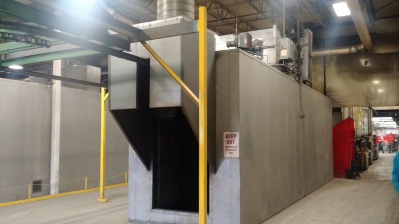 POWDER COATING OVEN (4' x 4' x 6')