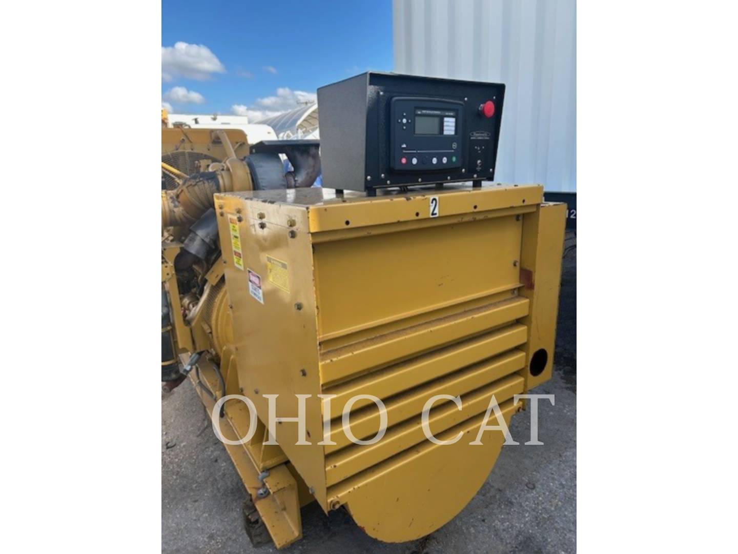 500 KW Caterpillar 3412, Stationary Generator Set, Diesel, 1800 RPM, 480V, 1326 hours, 1991