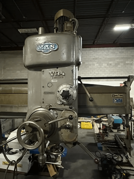 6' 6" - 2" Mas #VR-4, Radial Drilling Machine, MT4 taper, 2000 RPM, 575 V., 3-phase, 1971