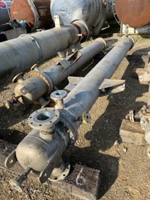 325 sq.ft., 150 psi shell, 150 psi tube, Alabama Heat Exchanger, 212°F, .50" tube diameter, 12' tube length