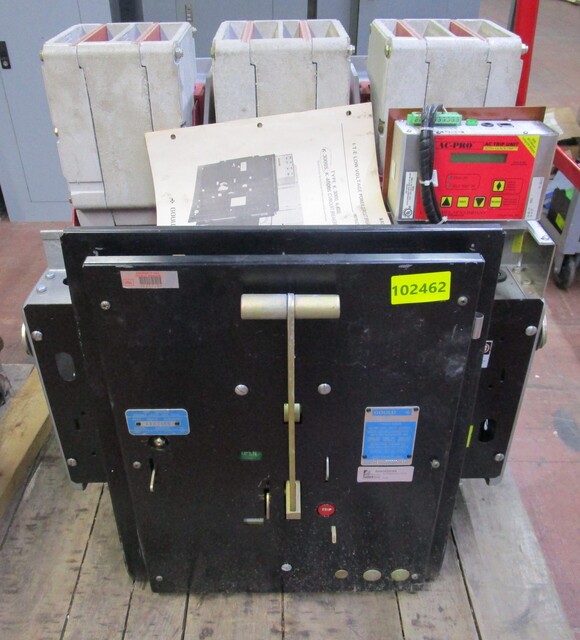3000 Amps, Gould ITE #K-3000S, K-Line Power Circuit Breaker, Model 02, 600 Volts, Type K trip, drawout