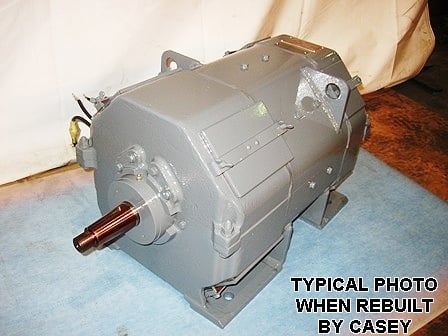 50/65 HP 525/450 RPM Westinghouse, Frame MC808, TENV, Series, 230 Volts, DC Crane and Mill Motor