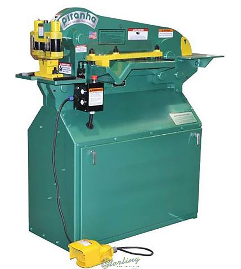 3" x 3" x 3/8" Piranha P50, 50 ton, mechanical hold down, punch holder