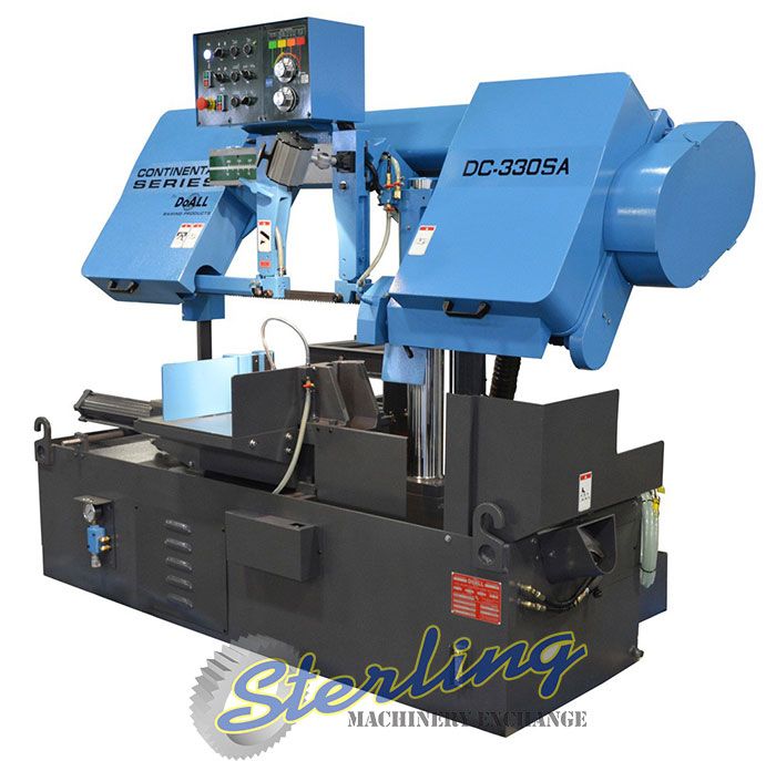 13" x 15" DoAll #DC-330SA, semi-auto high production, hyd.blade tensions, 66-262 FPM, 5 HP, new, #SMDC330SA