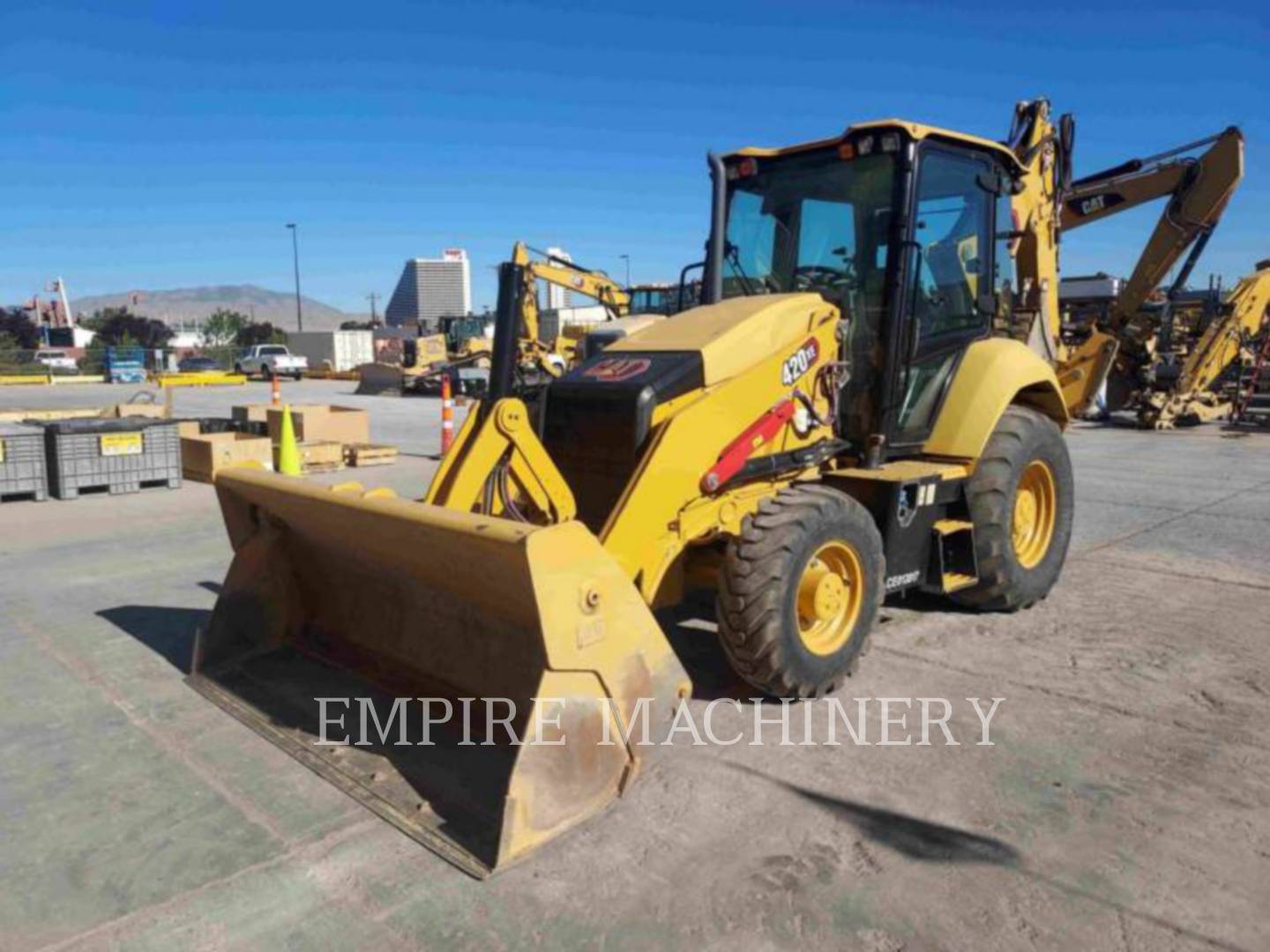 Cat 420XE4ECMP, Backhoe Loader, 806 hours, S/N: H9X01308, 2022
