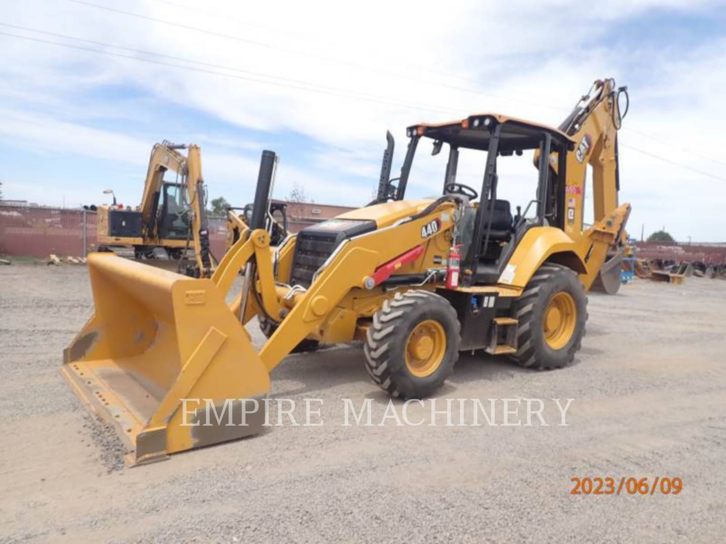 Cat 440-07L4EO, Backhoe Loader, 1210 hours, S/N: MZX00394, 2022