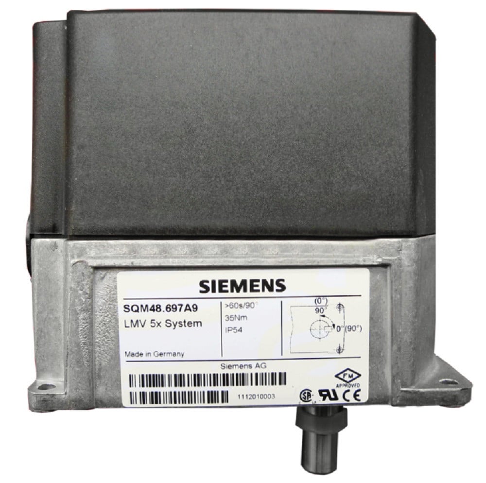 Siemens #SQM48.697A9, Electromotoric Actuator, 30-120 s, Up to 20 Nm, No. 7 Drive, NEW