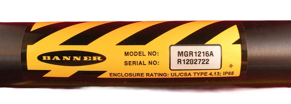 Banner #MGR1216A, MACHINE & PERIMETER-GUARD Receiver, NEW