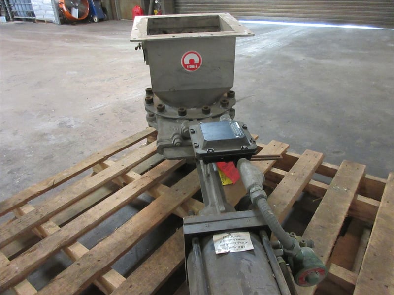 Stainless Steel hopper pneumatic knife gate valve w/grate 10