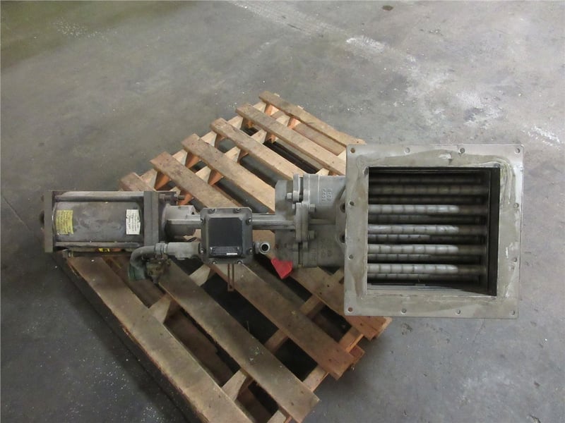 Stainless Steel hopper pneumatic knife gate valve w/grate 10