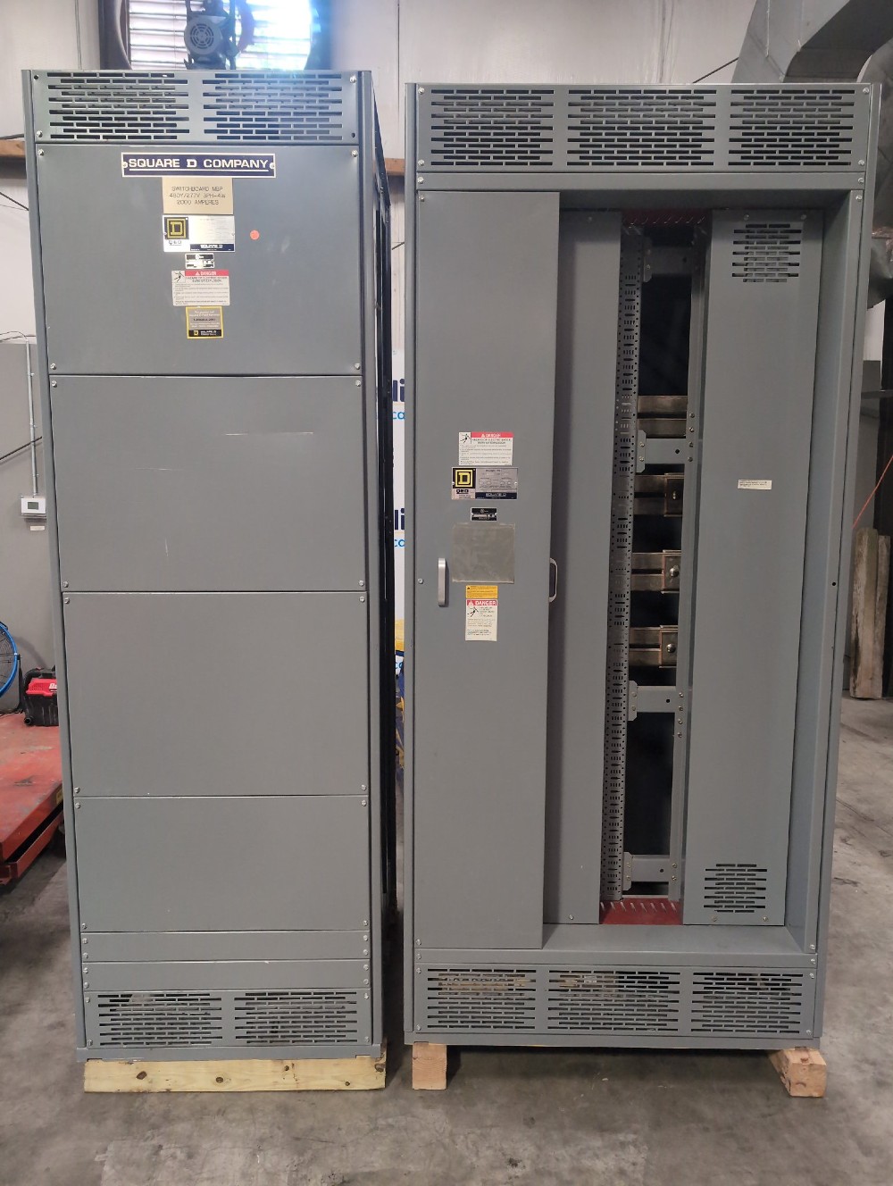 2000 Amps, Square D #QED, Switchboard, 480/277 Volts, 3-PH, 4W Nema 1