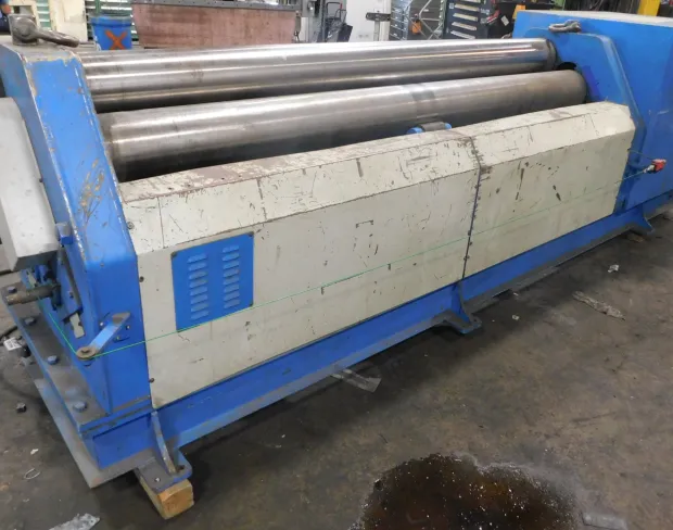 8' x 1/4" Heller #MSMS-2530X7, initial pinch roll, powered roll adj., 2002