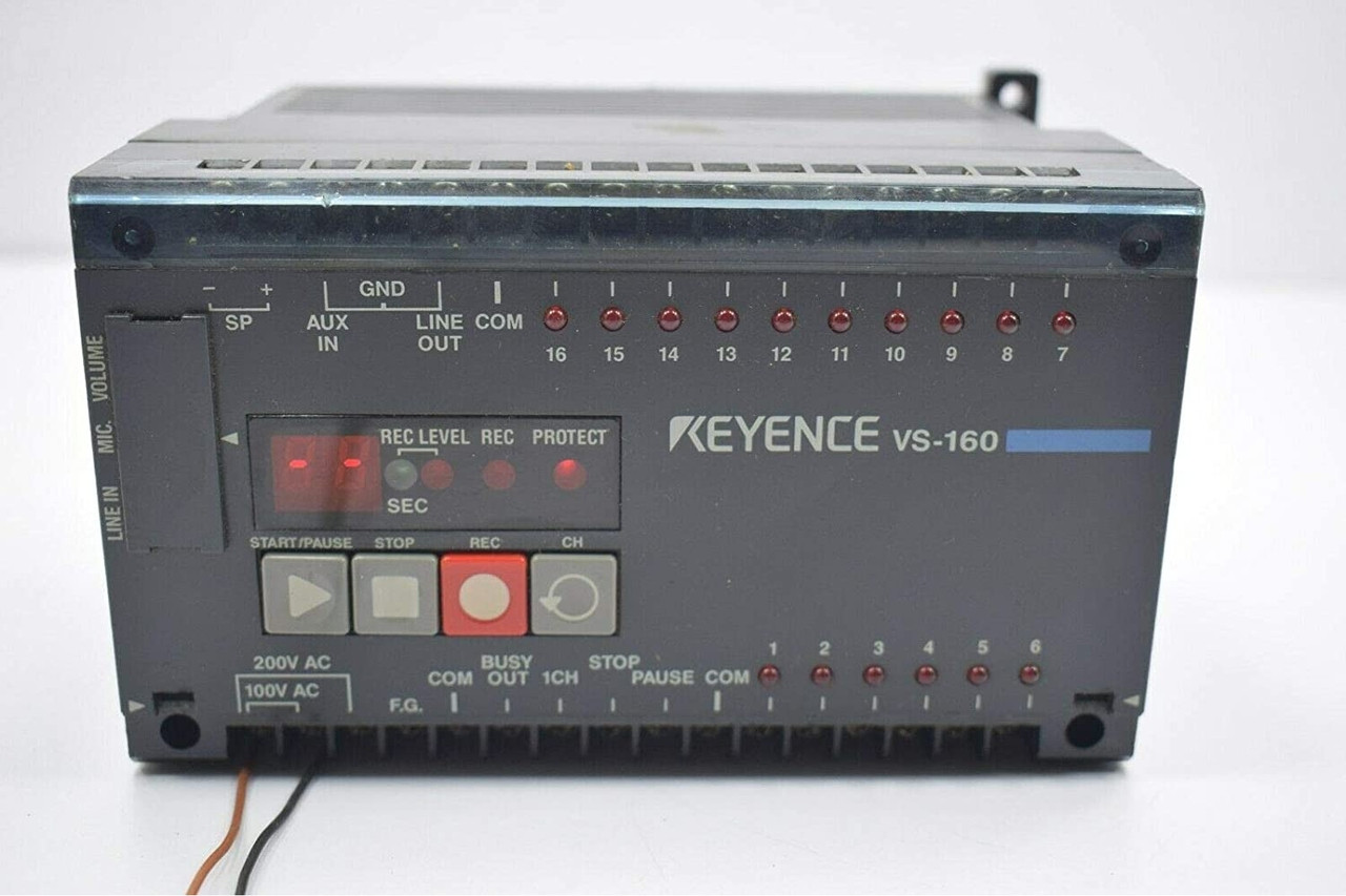 Keyence VS-160 Digital Voice Alarm, Refurbished