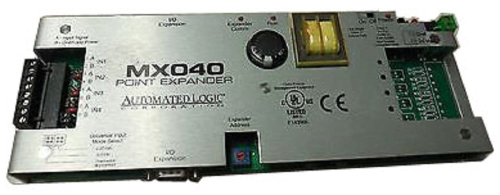 ALC Automated Logic MX040 M-Line Expander Control Module, 4 Universal Inputs, Refurbished