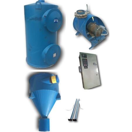 1200 cfm @ 8 S.P., Spencer, tubular bag separator, 50 HP, used, #14203