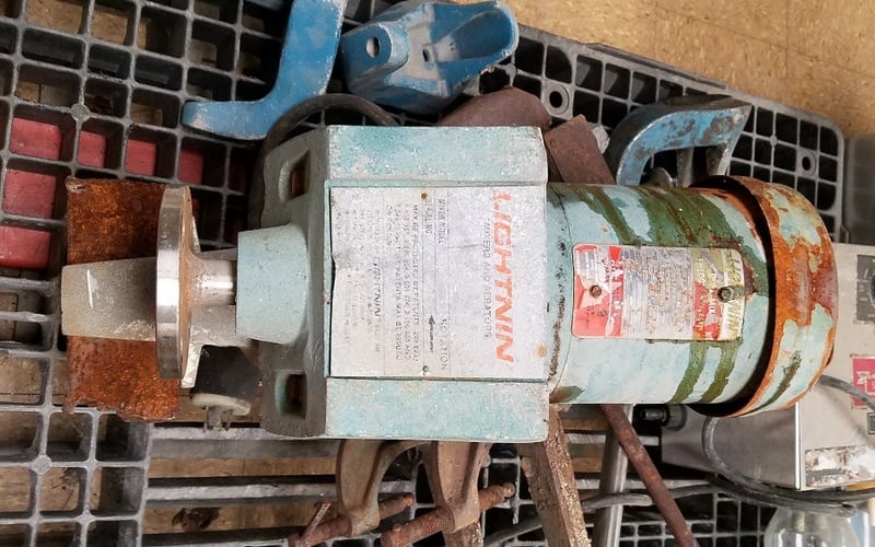 Lightnin mixer, clamp-on