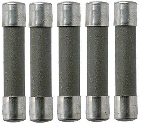 Bussmann ABC-10 10 Amp Fast Acting Ceramic Tube Electrical Fuse, 250V, 5 Units, NEW