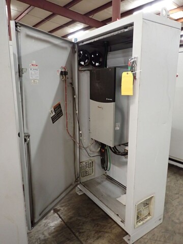 125 HP Allen-Bradley #20BD156A0AYNANC0, powerflex 700 variable frequency dr, 460 Volts, with cabinet