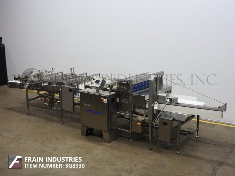 Forpak #GS8, 8-lane, Stainless Steel stacker with laner, rated from 25 ...