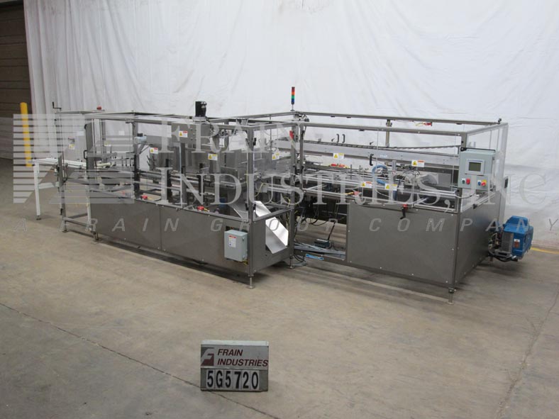 Combi America #CHL, automatic, case erector, packer and hot melt sealing system, rated from 6 to 16 cases per