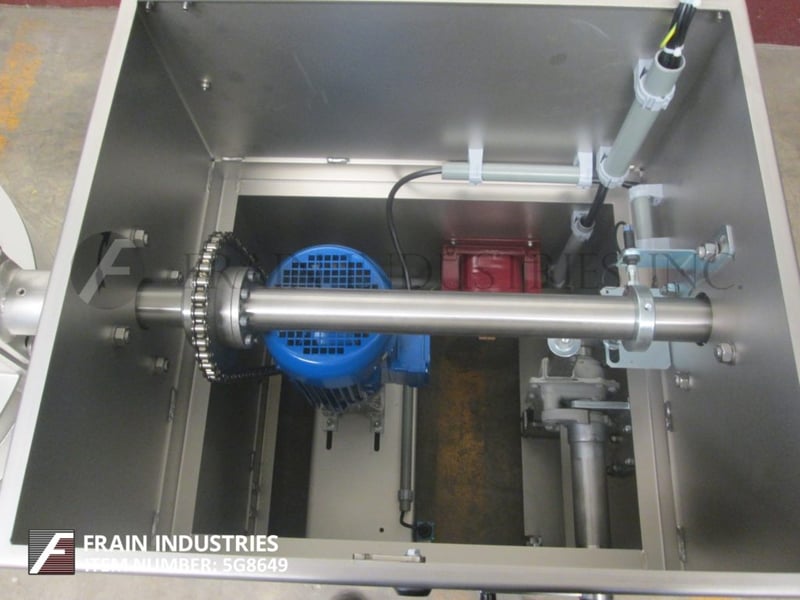 Fuchs / M O Industries Inc #BK200, 55 gallon barrel drum mixer / dumper ...