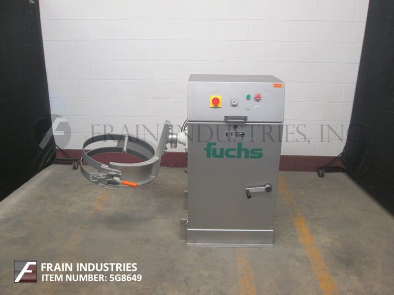Fuchs / M O Industries Inc #BK200, 55 gallon barrel drum mixer / dumper ...