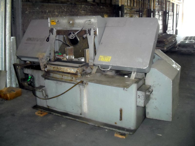 15" x 20" Marvel #15A4/M1, 1" blade, measuring system, power clamping, power infeed -10'
