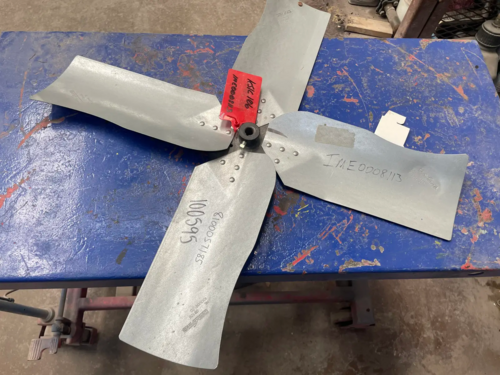 Imeco #KH3004-22, Heavy Duty Fan Propeller, 30" diameter, 22 pitch