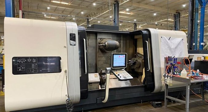 DMG, Mori-Seiki #CTX-Gamma-2000TC, CNC mill turn, Siemens 840D Control, 4.1" bar, 2012