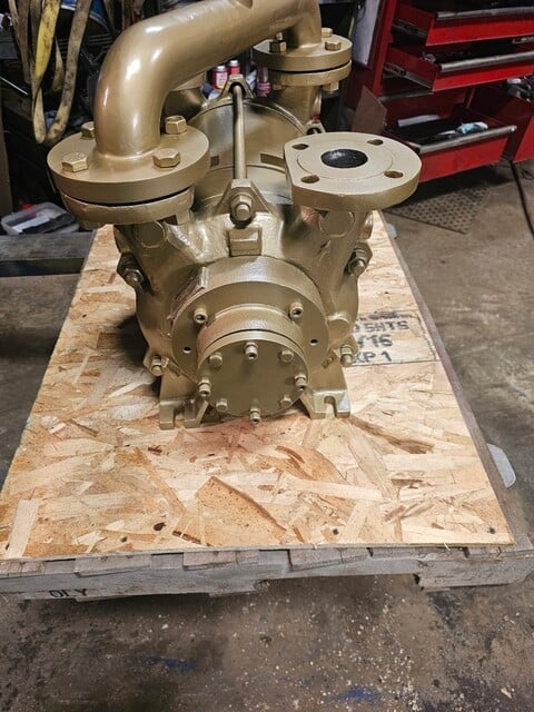 300 CFM, Dekker, Two Stage Liquid Ring Vacuum Pump, new