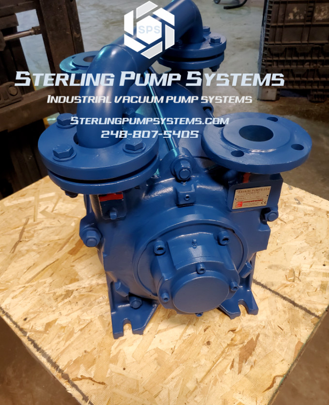 Travaini #TRHB-50-420/C/A3, Liquid Ring Vacuum Pump, Stainless Steel, 29" HgV, 2000