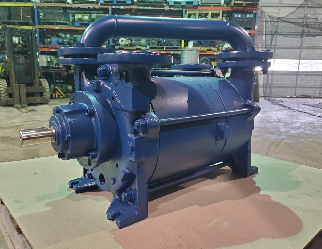 Travaini #TRHB-50-420, Liquid Ring Vacuum Pump, Carbon Steel, 29" HgV